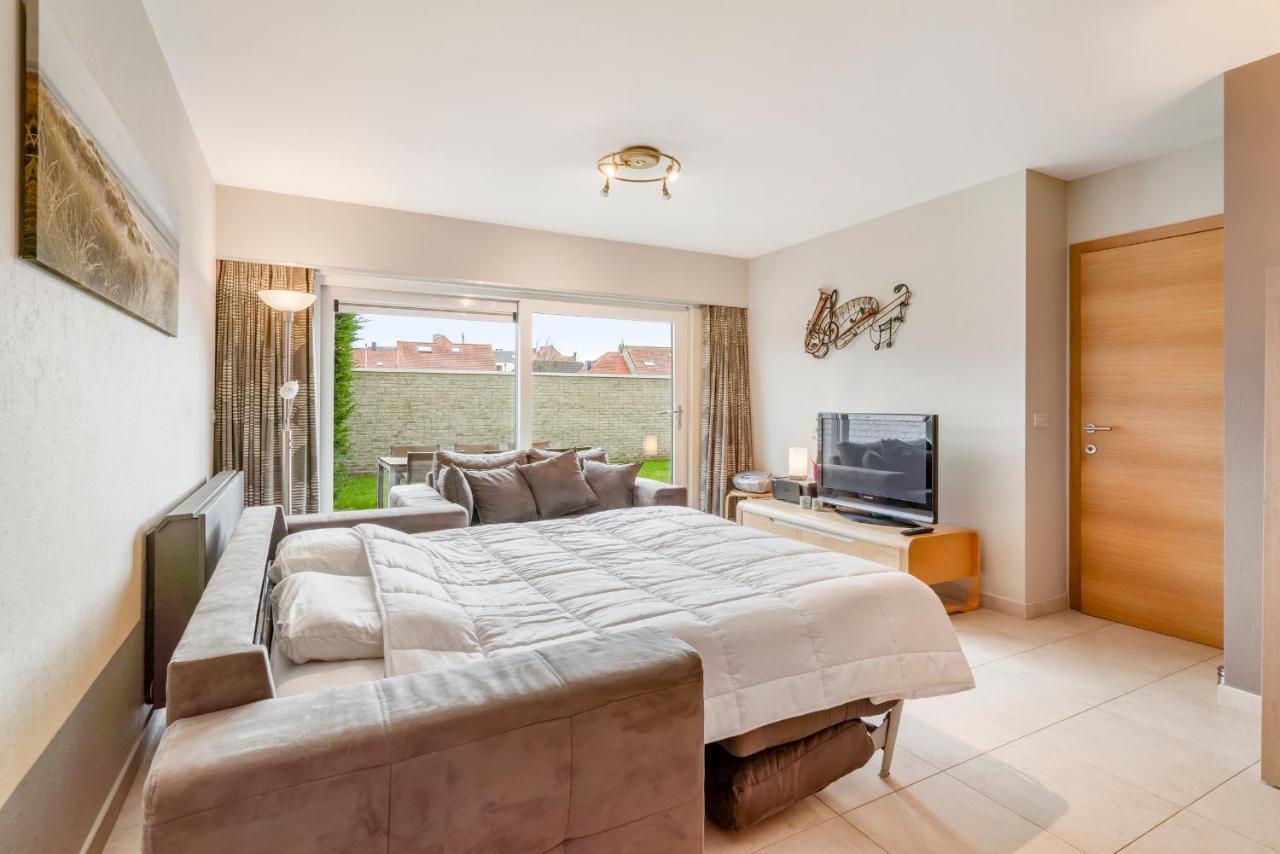 Luxury Apartment With Garden Close To The Beach Ostende Exterior foto