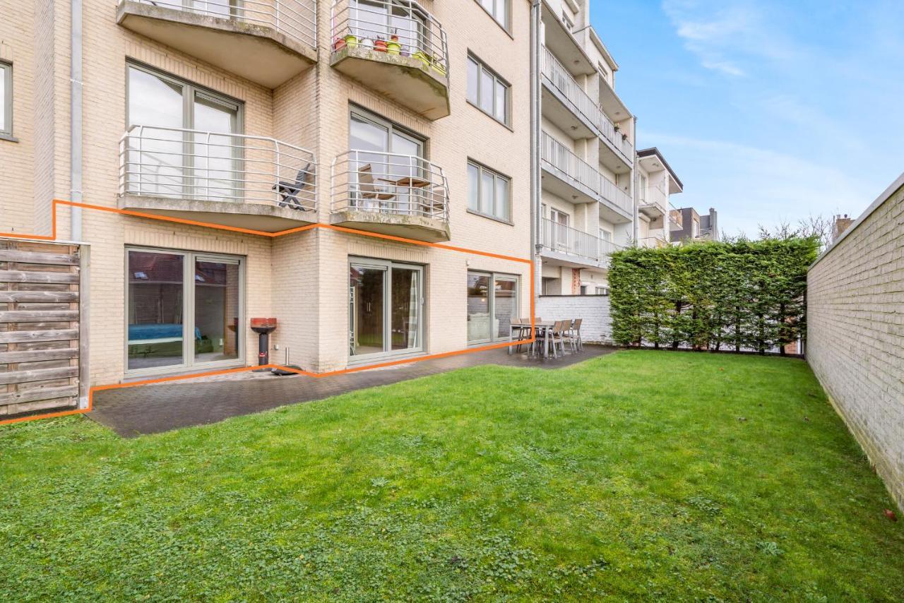 Luxury Apartment With Garden Close To The Beach Ostende Exterior foto