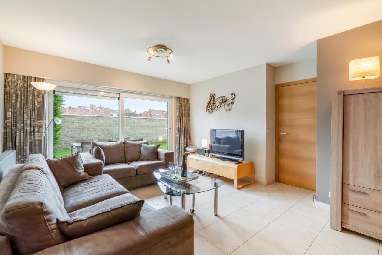 Luxury Apartment With Garden Close To The Beach Ostende Exterior foto